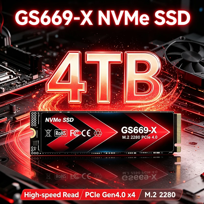 M.2 Nvme 4Tb Pcie 4.0 Ssd - ใหม่ ของแท้ GS669-X NVMe SSD M.2