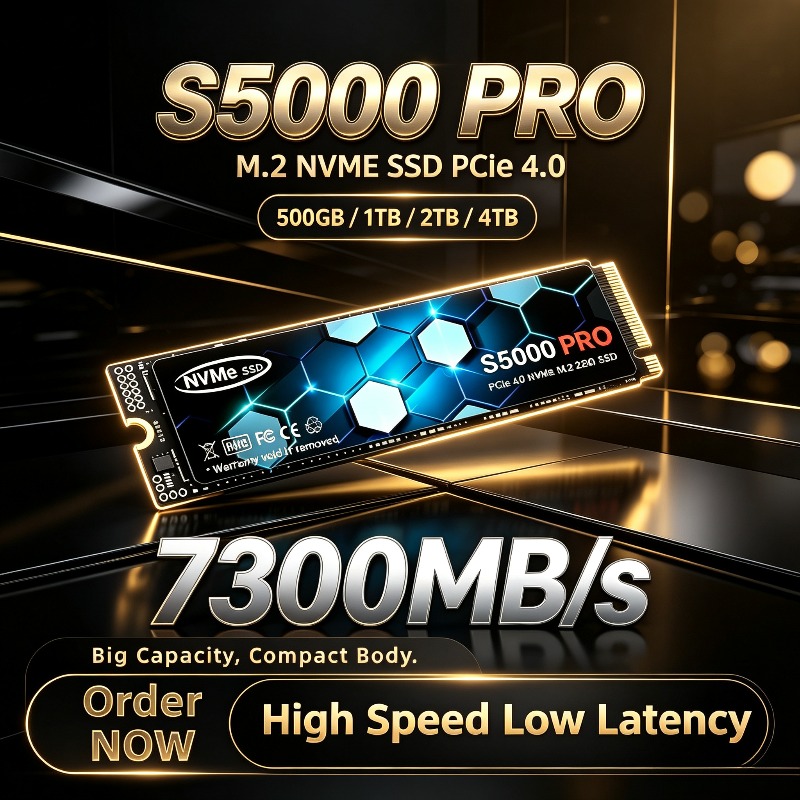 ฮาร์ดดิสก์ SSD รุ่นใหม่ S5000  - M.2 Nvme 4Tb Pcie 4.0 Ssd บทวิจารณ์และราคา