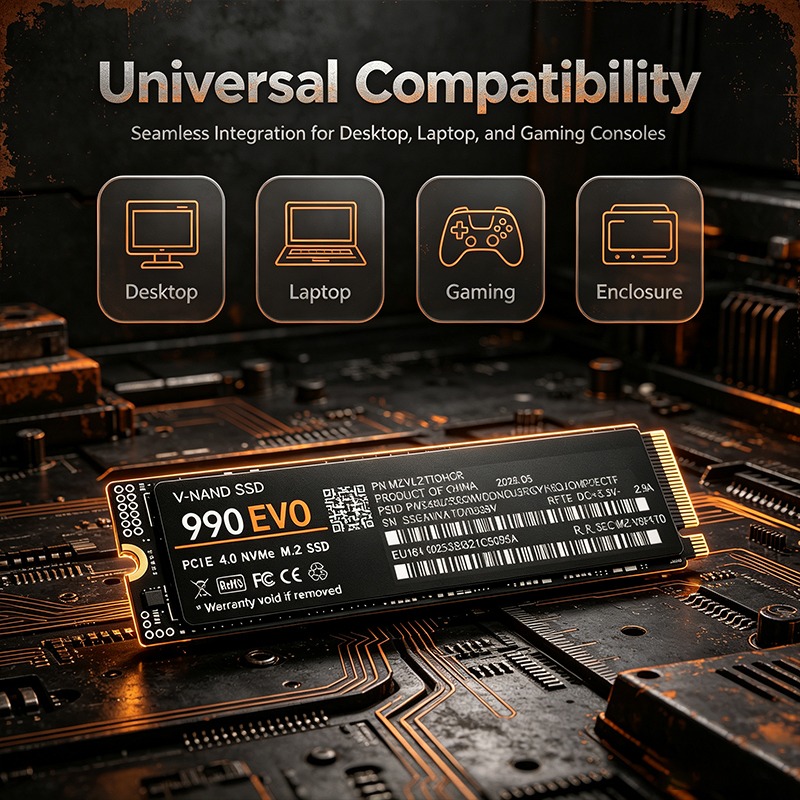 990 EVO M.2 2280 NVMe PCIe 4.0 - M.2 Nvme 4Tb Pcie 4.0 Ssd บทวิจารณ์และราคา