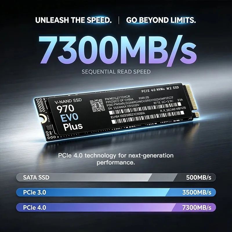 970 EVO Plus SSD ความเร็วสูง 7 - M.2 Nvme 4Tb Pcie 4.0 Ssd บทวิจารณ์และราคา